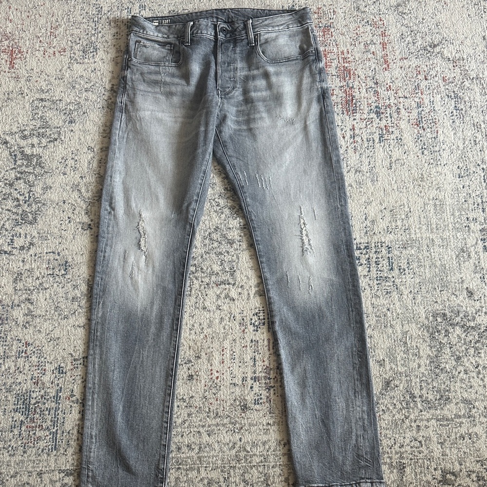 G-Star Men's Faded Gray Skinny Jeans